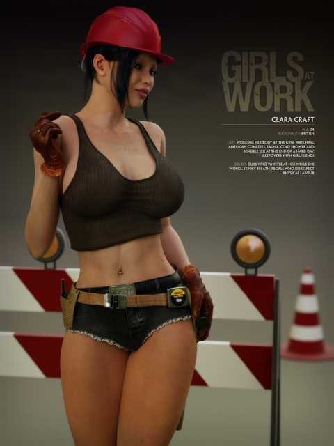 World of Peach - Girls at Work - Roadworks